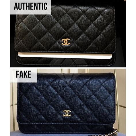 chanel wallet on chain inside fake|how to tell real chanel.